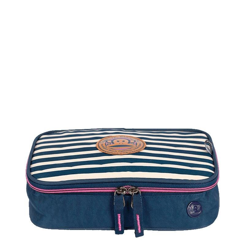 Estojo Box Especial Paul Frank World Navy Azul - Marinho