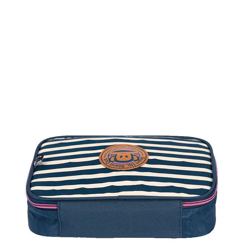 Estojo Box Especial Paul Frank World Navy Azul - Marinho Azul 4