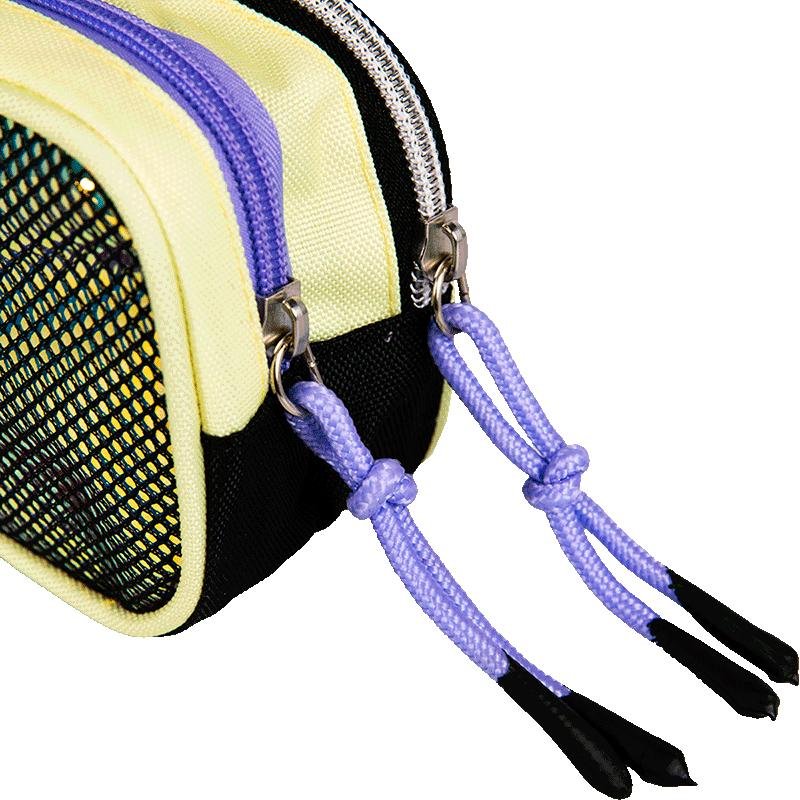 Estojo 2 Compartimentos Capricho Candy Popcorn - Amarelo Amarelo 6