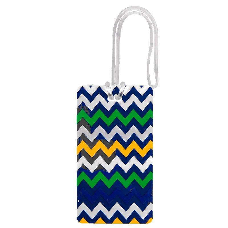 Identificador de Bagagem Colorido - Chevron BR