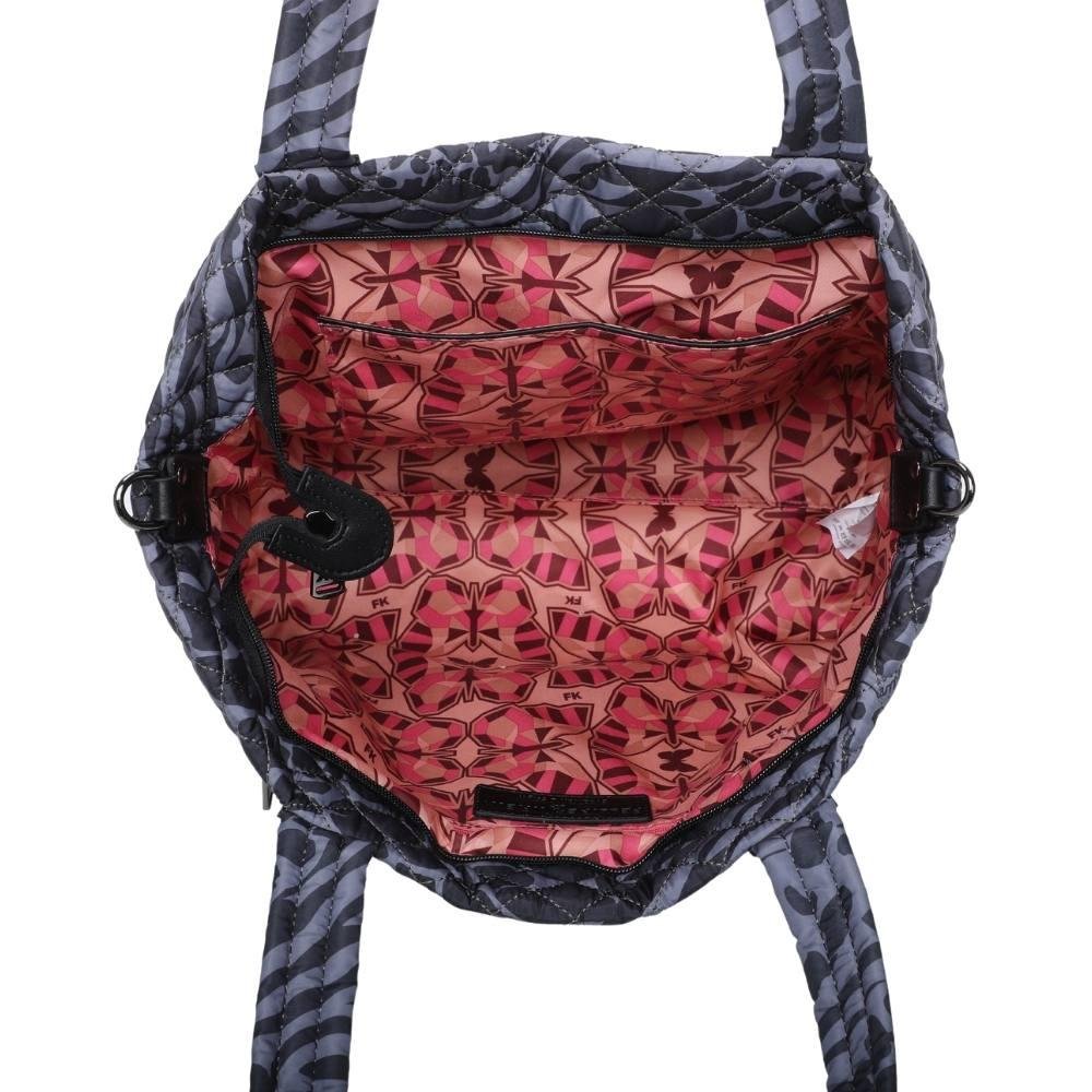 Bolsa Tote Bag Grande Fellipe Krein Ss23 Matelassê Casual Fk635 - Preto Preto 4