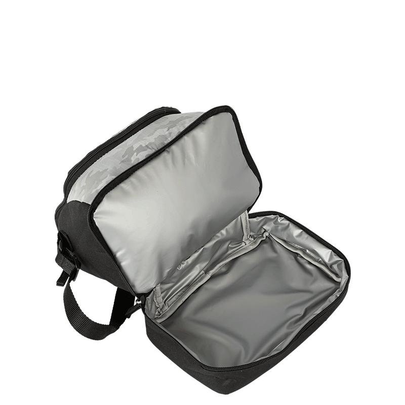 Lancheira 2 Compartimentos Sestini Lunch Tactical Snow - Preto e Cinza Cinza/Preto 6