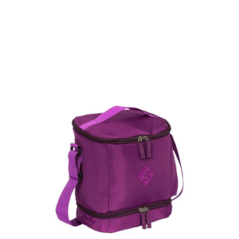 Lancheira Fitness 2 Compartimentos Sestini Lunch Roxo - Cintilante Roxo 2