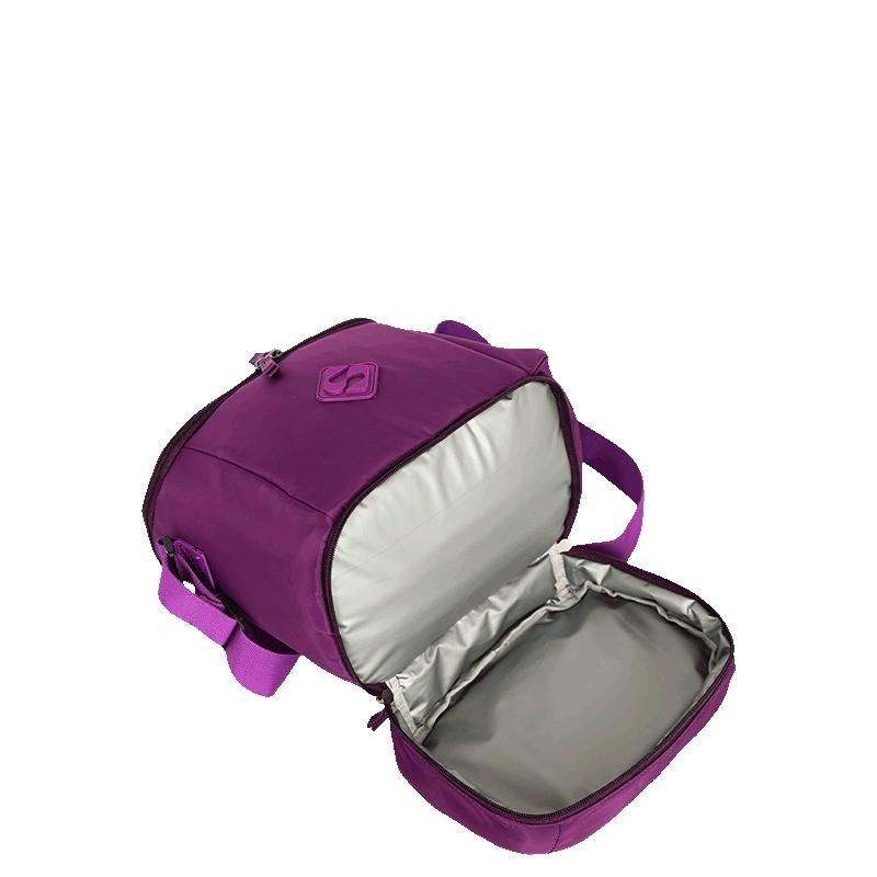 Lancheira Fitness 2 Compartimentos Sestini Lunch Roxo - Cintilante Roxo 6