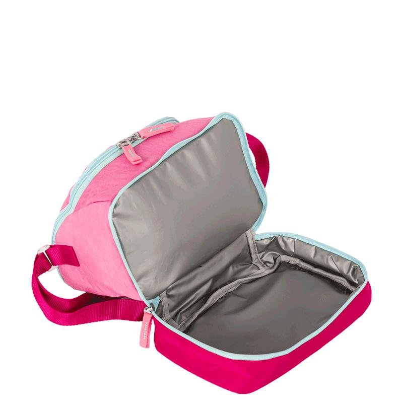 Lancheira 2 Compartimentos Sestini Lunch Crinkle 3 Double Rosa - Pink Rosa 6