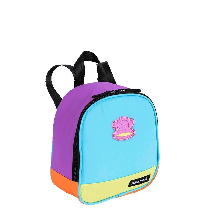 Lancheira Pequena Paul Frank Authentic - Orange Mix Multicores 2