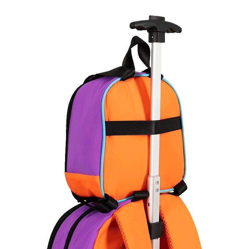 Lancheira Pequena Paul Frank Authentic - Orange Mix Multicores 9