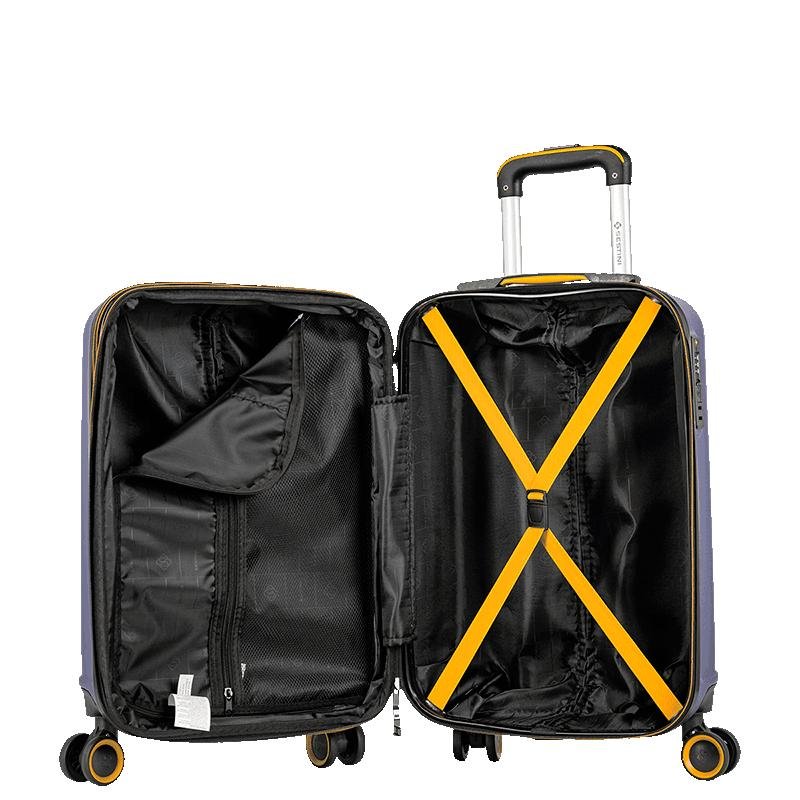 Mala Bordo 10 Kg com Rodas 360° Racer - Marinho Azul 5