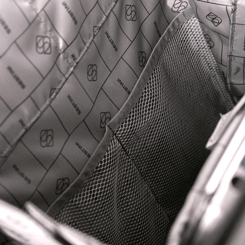 Mala de Viagem Bordo com Rodas 360° Eldorado - Preto Preto 9