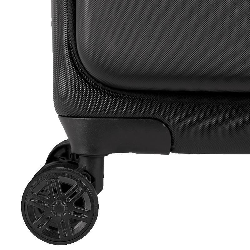 Mala de Viagem Bordo com Rodas 360° Eldorado - Preto Preto 10