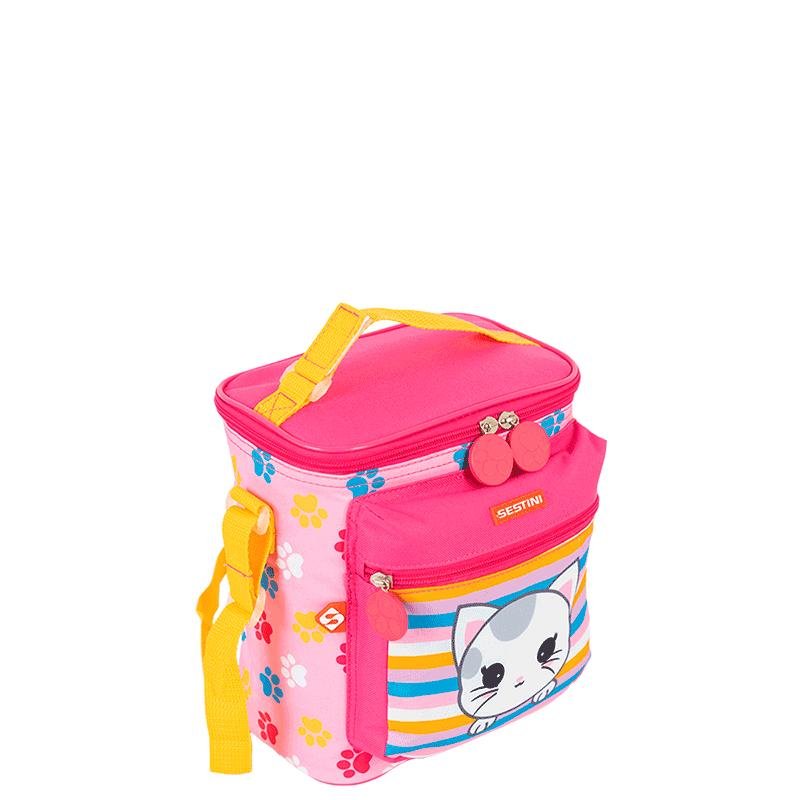 Lancheira Especial Sestini Kids Cat 4 - Colorido Rosa 2
