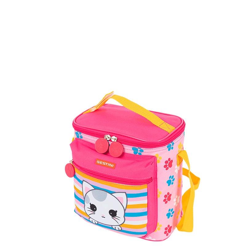 Lancheira Especial Sestini Kids Cat 4 - Colorido Rosa 3