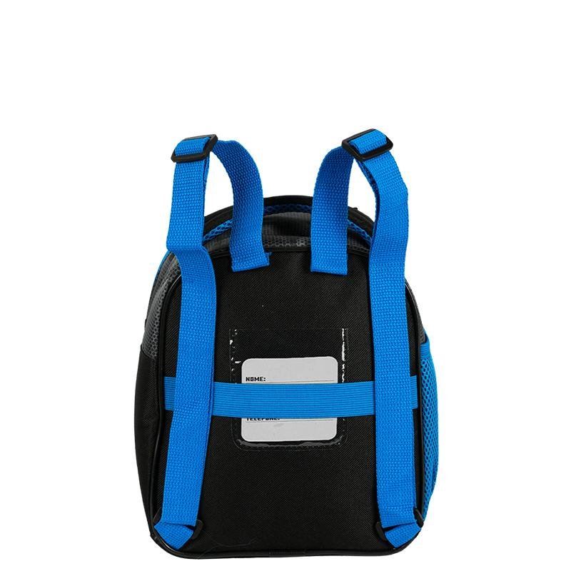 Lancheira Grande Sestini Grafitti - Colorido Preto/Azul 4