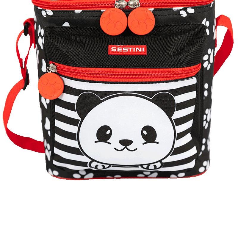 Lancheira Especial Sestini Kids Panda 4 - Colorido Preto 8