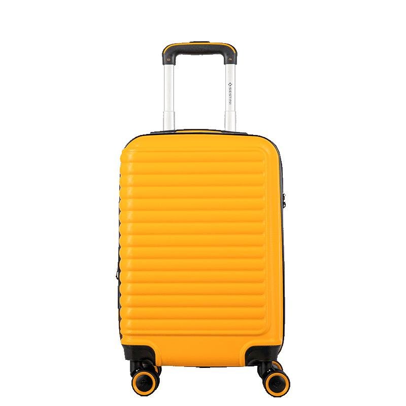 Mala Bordo 10 Kg com Rodas 360° Racer - Amarelo