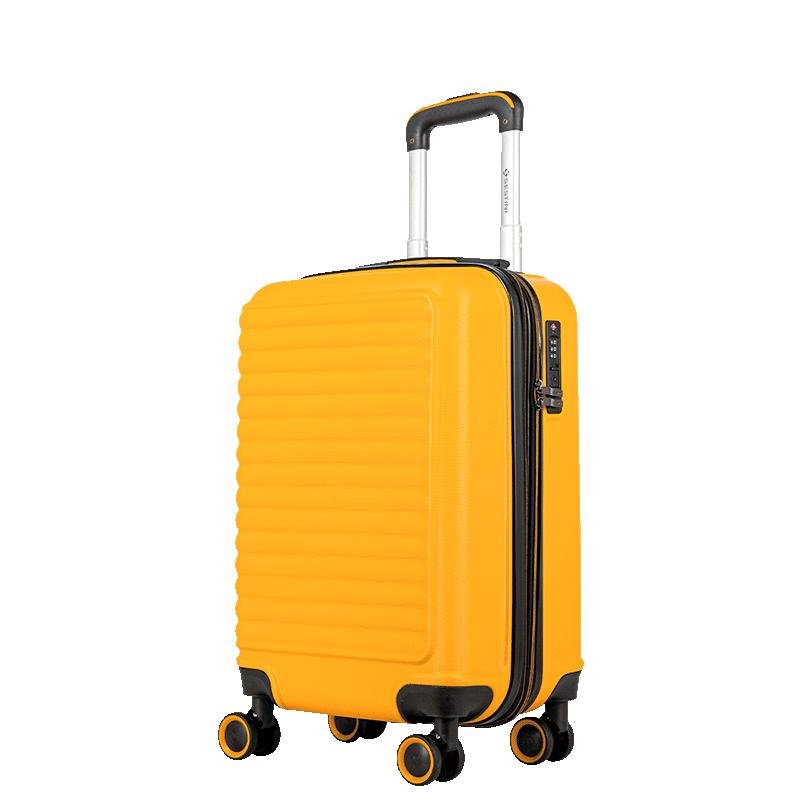 Mala Bordo 10 Kg com Rodas 360° Racer - Amarelo Amarelo 3
