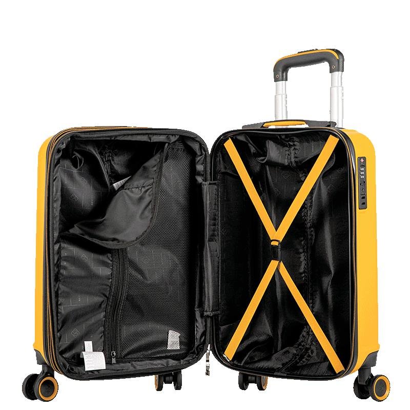 Mala Bordo 10 Kg com Rodas 360° Racer - Amarelo Amarelo 5