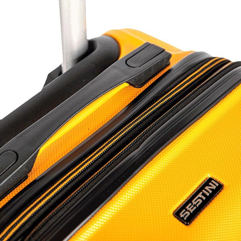 Mala Bordo 10 Kg com Rodas 360° Racer - Amarelo Amarelo 9