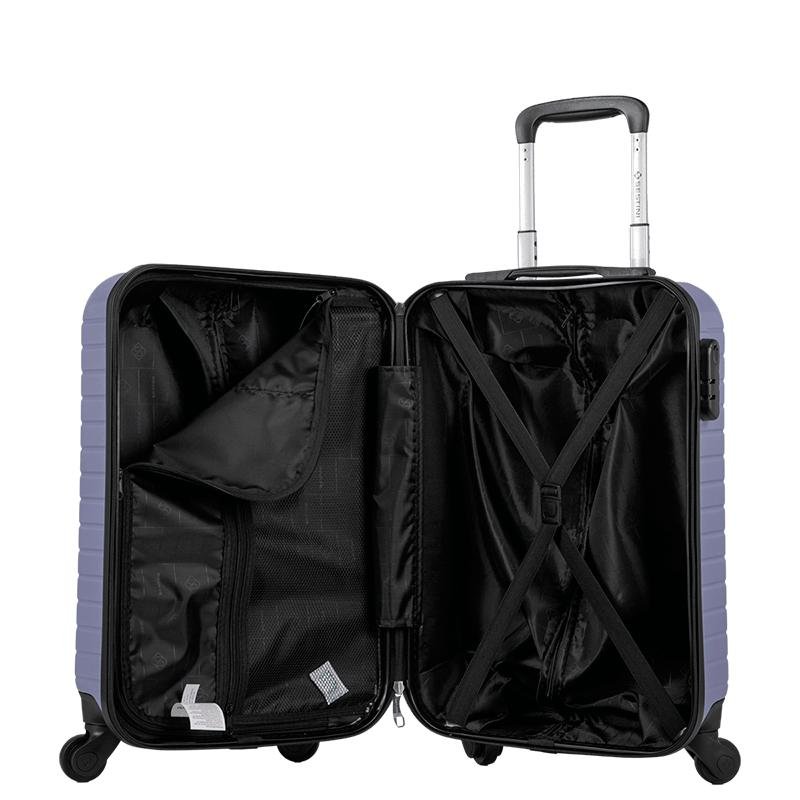 Mala de Viagem Bordo com Rodas 360° Deluxe - Azul Azul 5