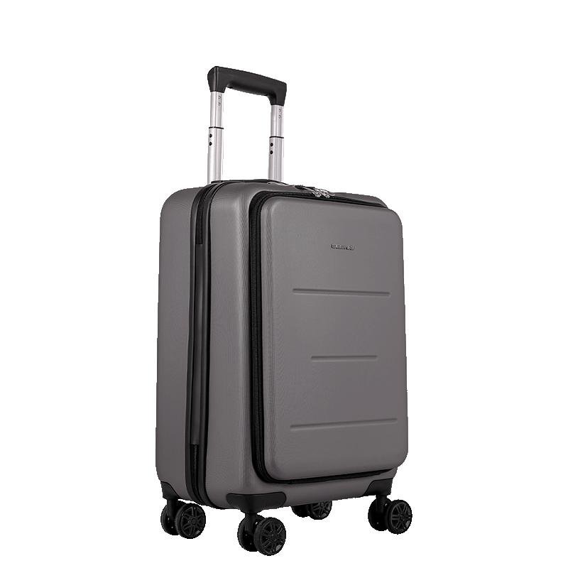 Mala de Viagem Bordo com Rodas 360° Eldorado - Prata Cinza 4