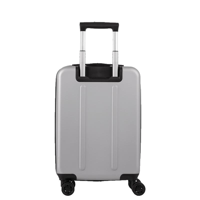 Mala de Viagem Bordo com Rodas 360° Eldorado - Prata Cinza 8