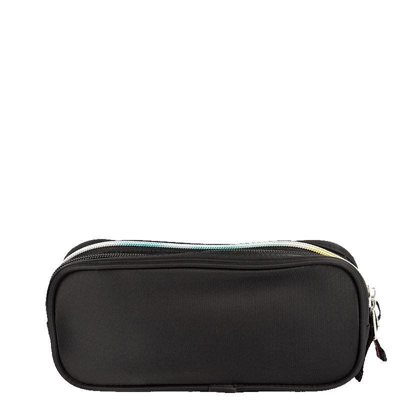 Estojo 2 Compartimentos Sestini Trend - Preto Preto 4