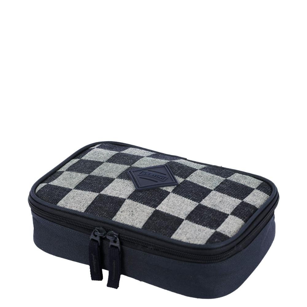 Estojo Box Especial Jeans - Xadrez Azul Azul 3