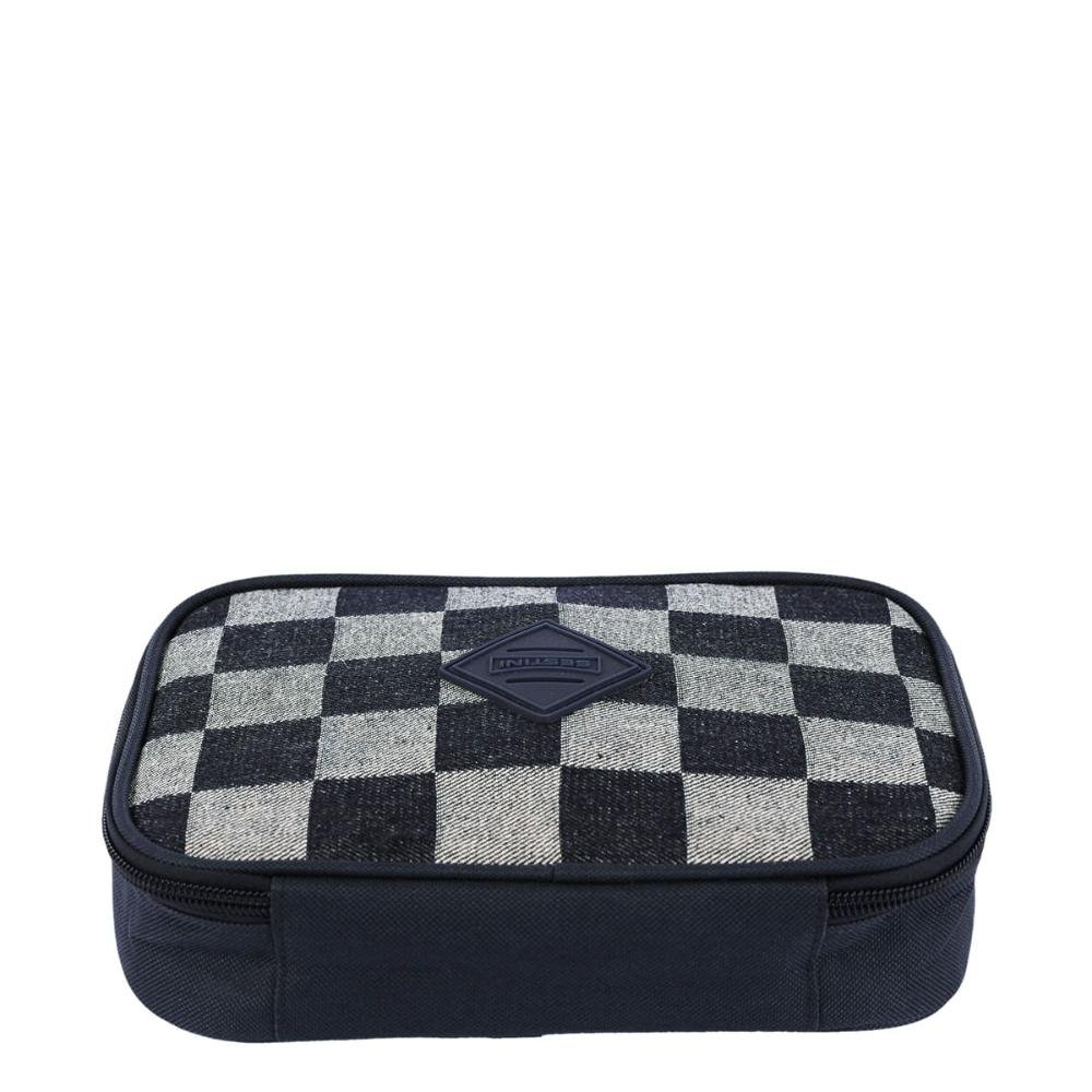 Estojo Box Especial Jeans - Xadrez Azul Azul 4