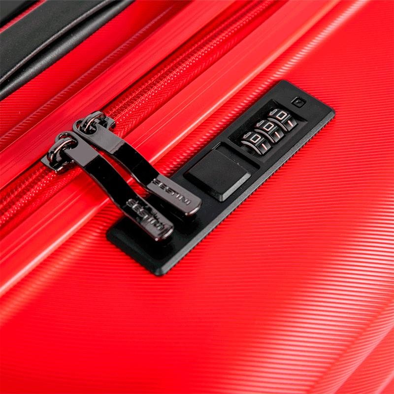 Mala de Viagem Bordo com Rodas 360° Neo - Vermelho Vermelho 12