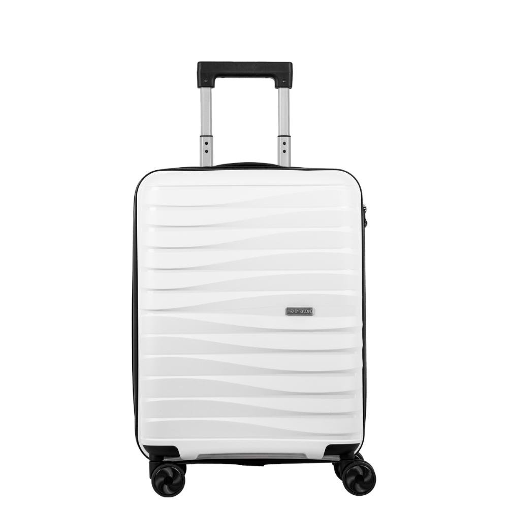 Mala de Viagem Bordo com Rodas 360° PP Essencial - Branco