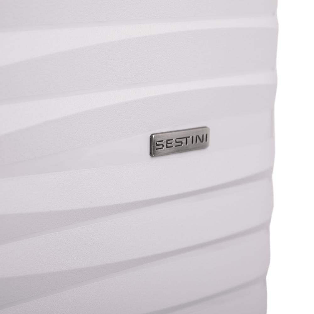 Mala de Viagem Bordo com Rodas 360° PP Essencial - Branco Branco 10