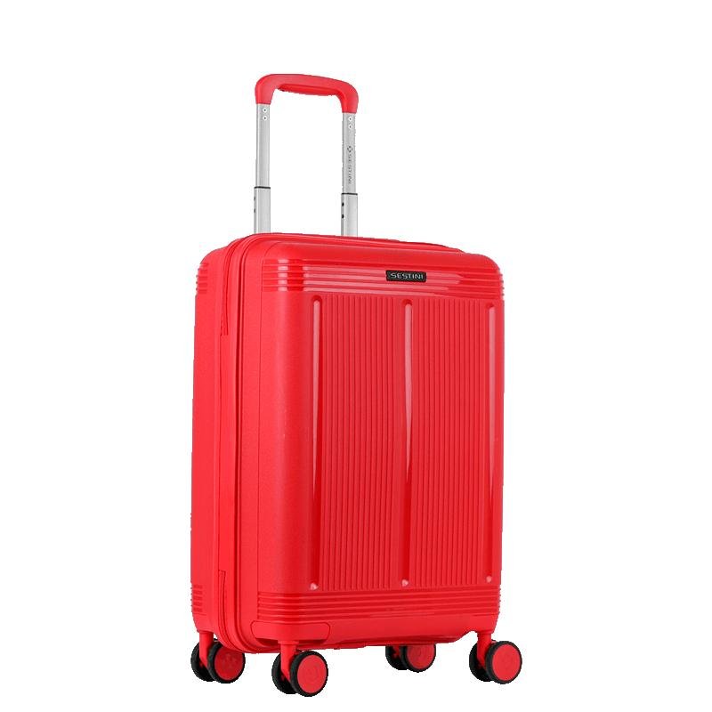 Mala de Viagem Bordo com Rodas 360° PP Pulse - Vermelho Vermelho 2