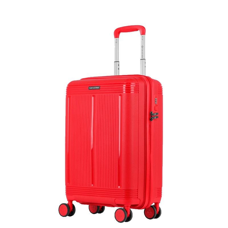 Mala de Viagem Bordo com Rodas 360° PP Pulse - Vermelho Vermelho 3