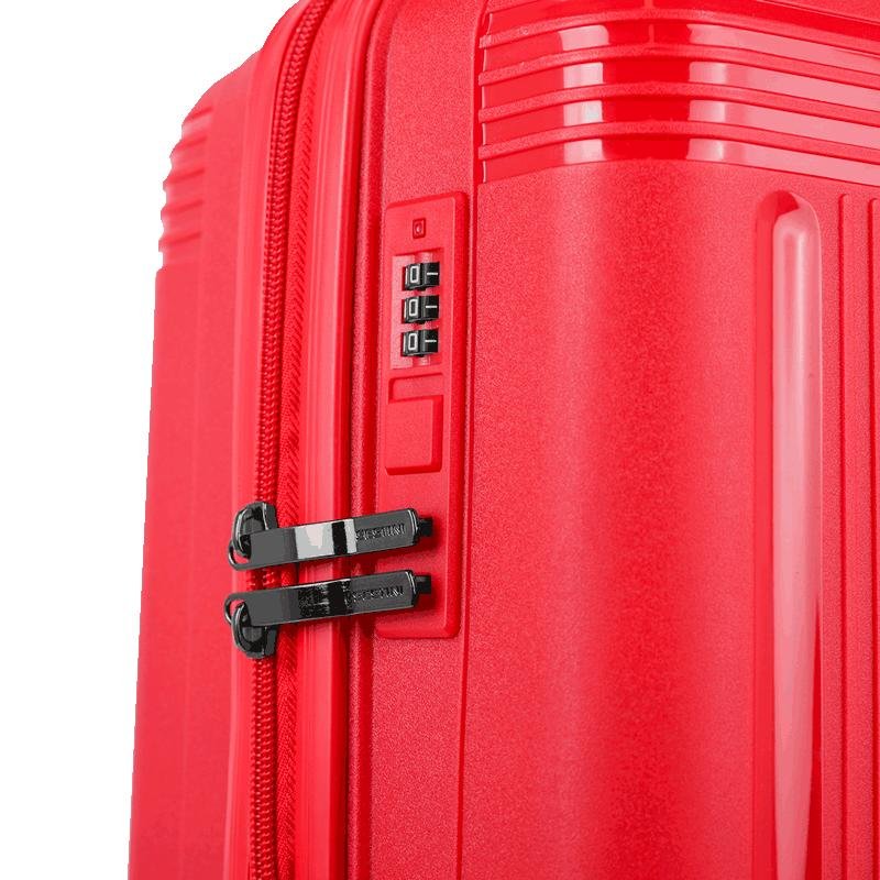 Mala de Viagem Bordo com Rodas 360° PP Pulse - Vermelho Vermelho 5