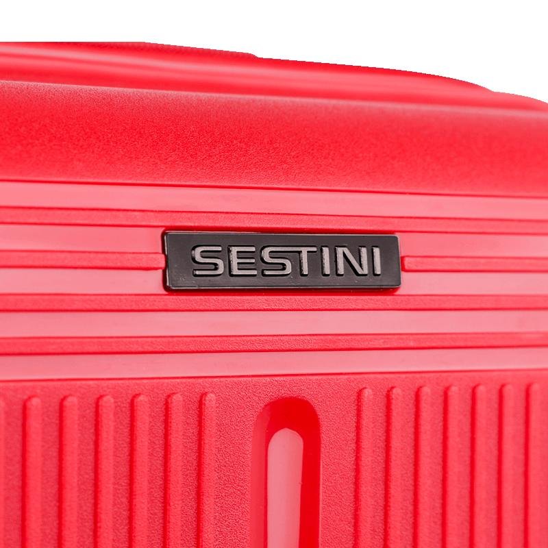 Mala de Viagem Bordo com Rodas 360° PP Pulse - Vermelho Vermelho 9