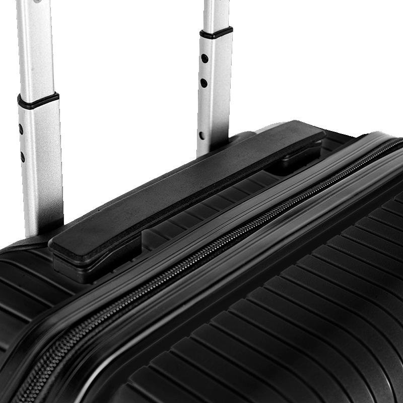 Mala de Viagem Bordo com Rodas 360° PP Prime - Preto Preto 8
