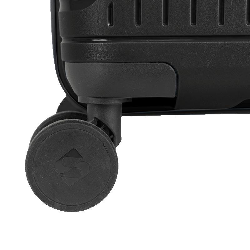 Mala de Viagem Bordo com Rodas 360° PP Prime - Preto Preto 10