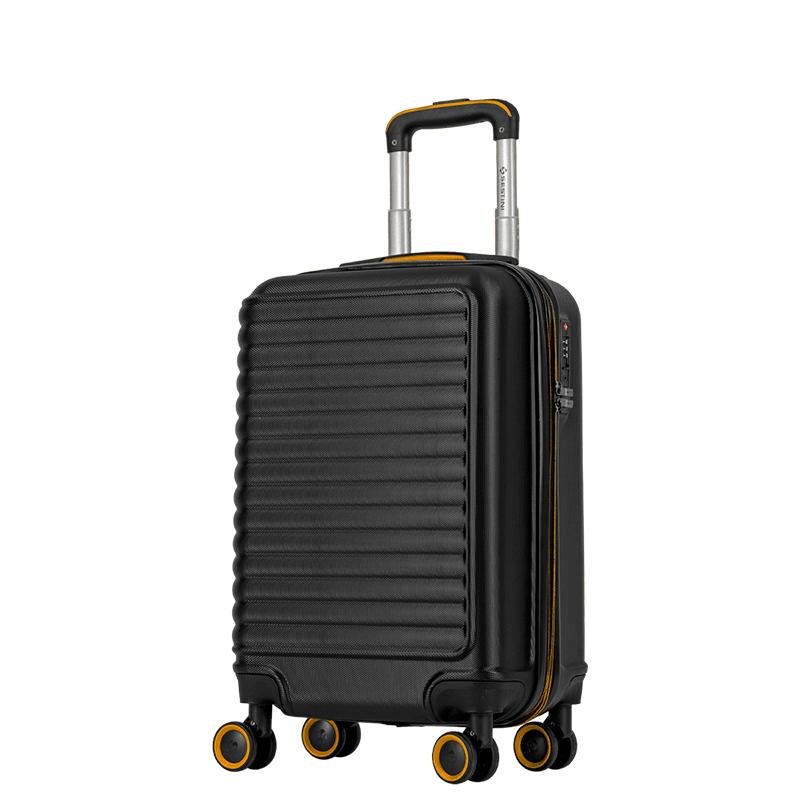 Mala de Viagem Bordo com Rodas 360° Racer - Preto Preto 3