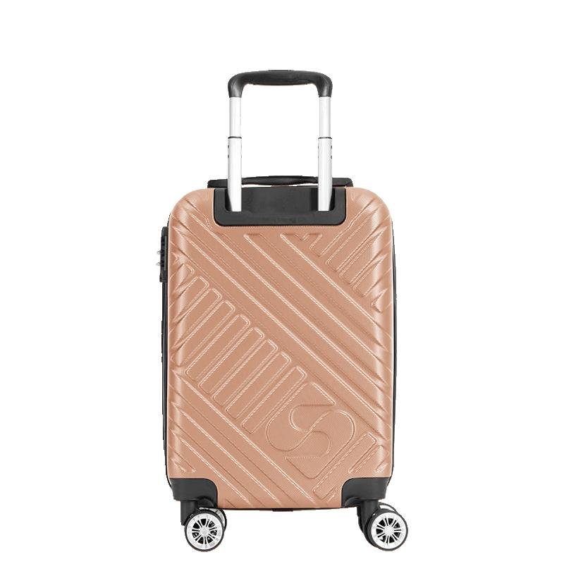 Mala de Viagem Bordo com Rodas 360° Track Bege - Champagne Bege 3