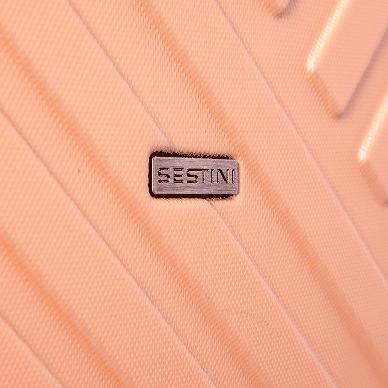 Mala de Viagem Bordo com Rodas 360° Track Bege - Champagne Bege 7