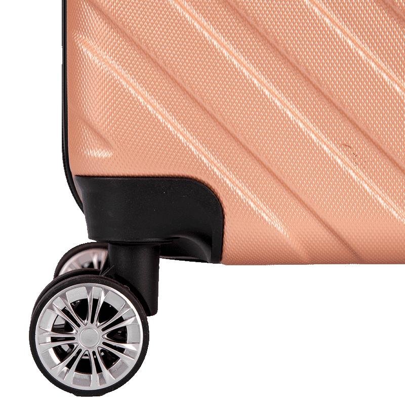 Mala de Viagem Bordo com Rodas 360° Track Bege - Champagne Bege 9