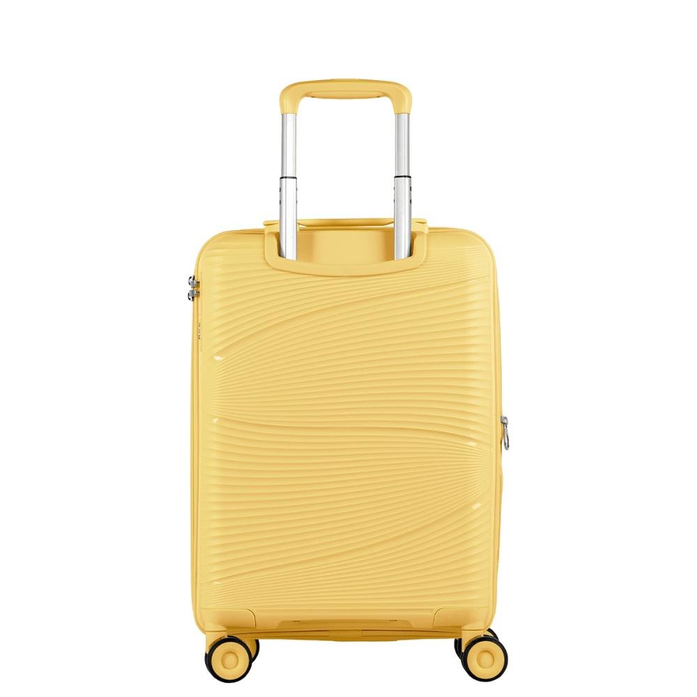 Mala de Viagem Bordo com Rodas 360º PP Joy - Amarelo Amarelo 4