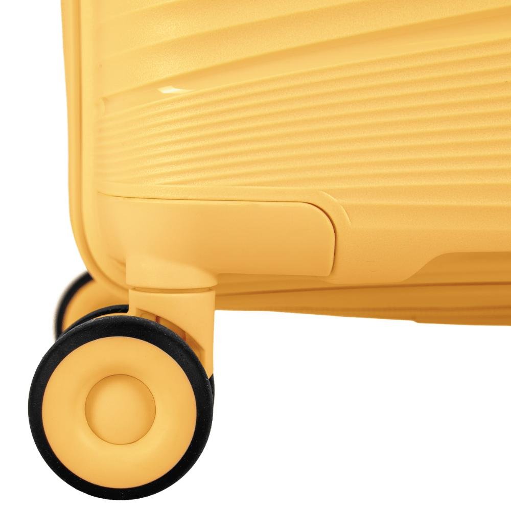 Mala de Viagem Bordo com Rodas 360º PP Joy - Amarelo Amarelo 8