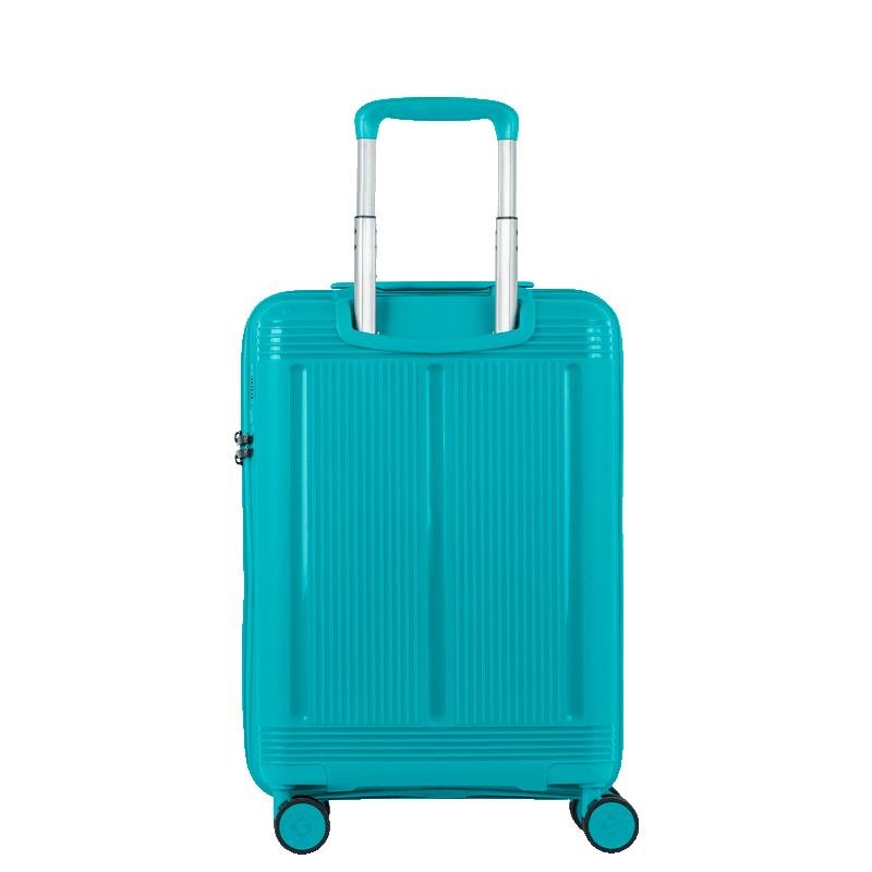 Mala de Viagem Bordo com Rodas 360° PP Pulse - Azul Turquesa Azul 4