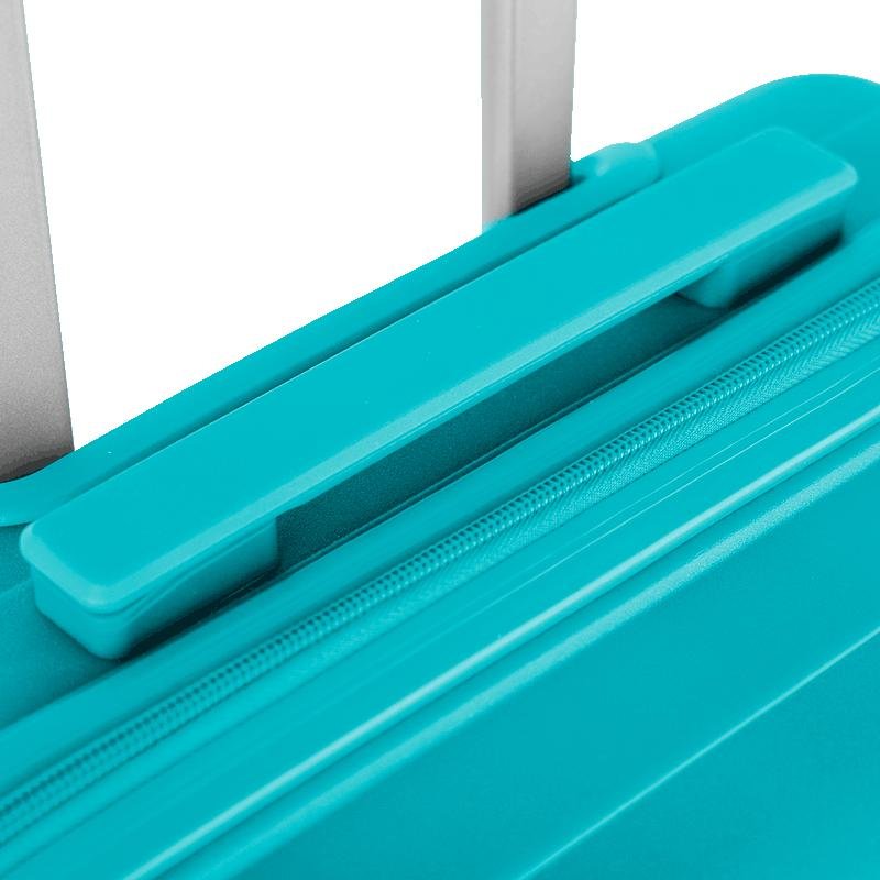 Mala de Viagem Bordo com Rodas 360° PP Pulse - Azul Turquesa Azul 8