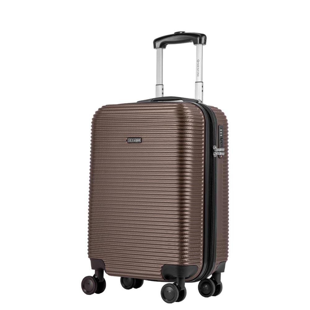 Mala de Viagem Bordo com Rodas 360º 4 ALL 6T - Bronze Marrom 3