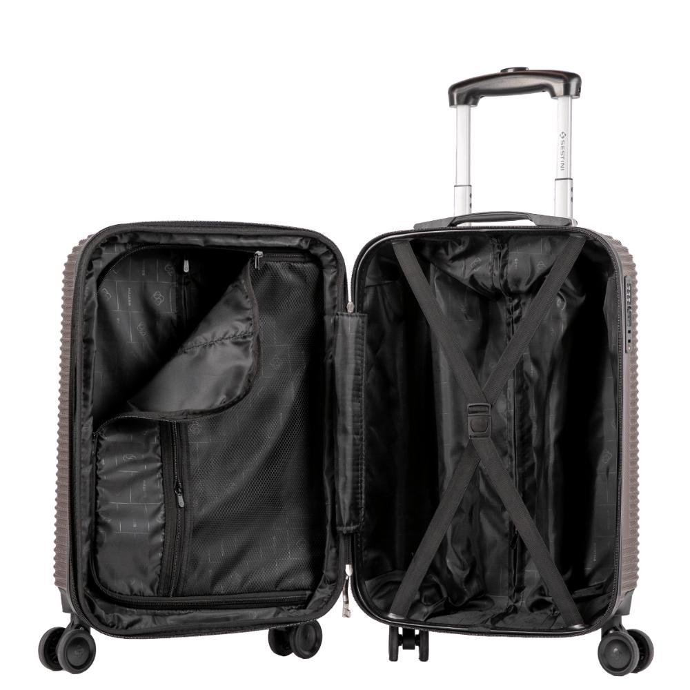 Mala de Viagem Bordo com Rodas 360º 4 ALL 6T - Bronze Marrom 5