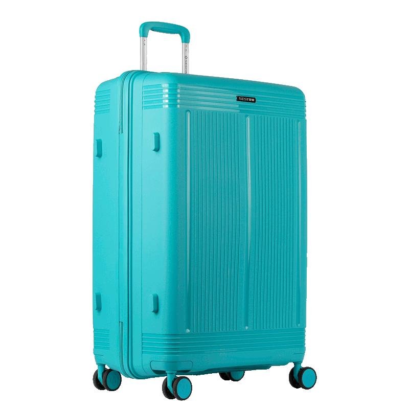 Mala de Viagem Grande com Rodas 360° PP Pulse - Azul Turquesa Azul 2