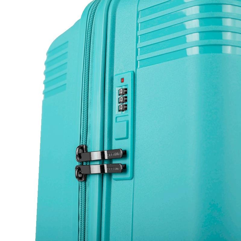 Mala de Viagem Grande com Rodas 360° PP Pulse - Azul Turquesa Azul 5