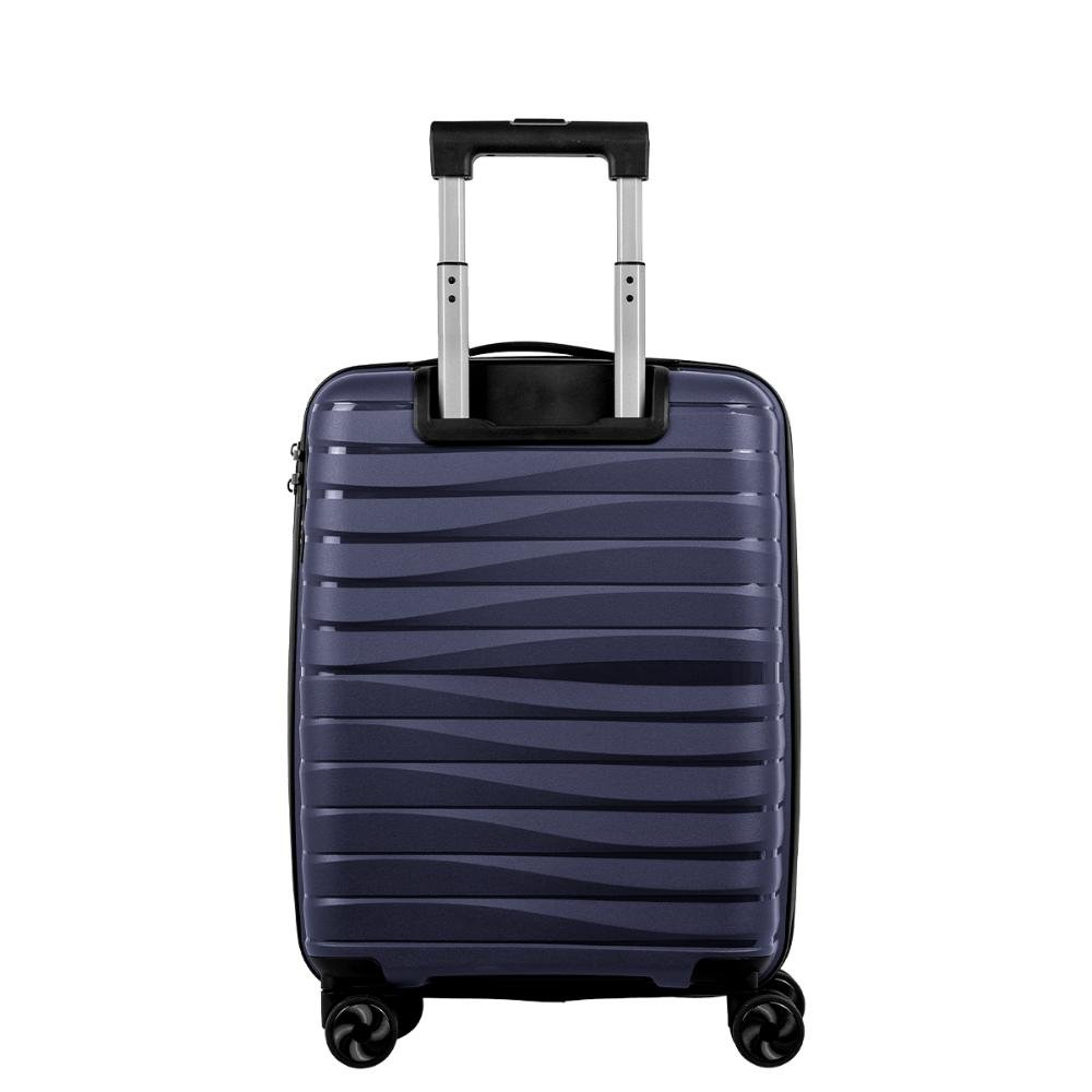 Mala de Viagem Bordo com Rodas 360º PP Essencial - Marinho Azul 4